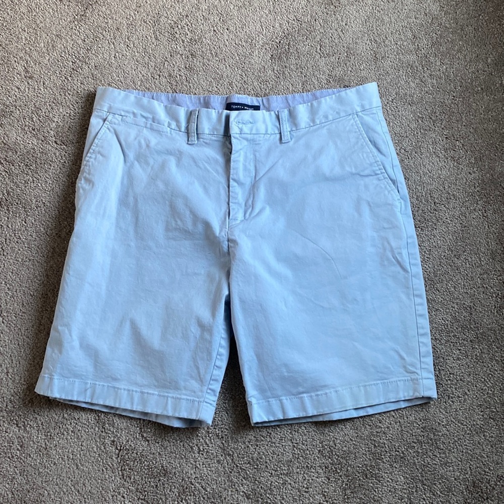 Tommy Hilfiger Light Blue Men’s Cotton Shorts